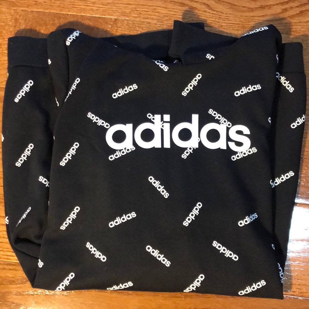 Long sleeve Adidas sweater dress